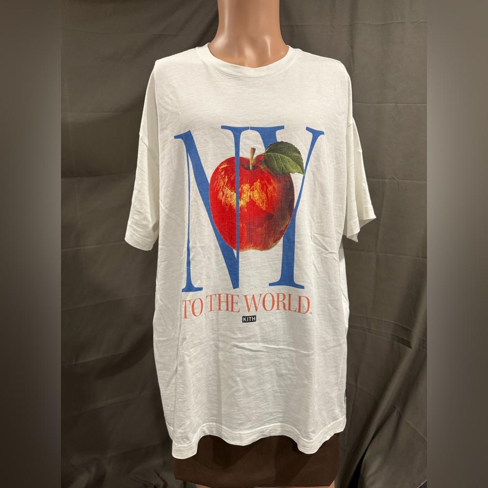 Kith New York To The World Vintage Tee 'White'